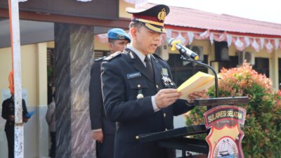 Hari Pahlawan, Polres Enrekang Gelar Upacara Bendera, Kenang Semangat Pejuang