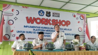 Kadis Pendidikan dan Kebudayaan Enrekang Buka Workshop Implementasi Kurikulum Merdeka