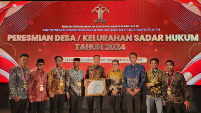 Pj Bupati Enrekang Mendapat dari Menkumham RI