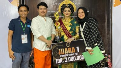 Nurhidayanti, MUA Berbakat Asal Enrekang, Borong Penghargaan di B-Three IWO Sidrap 2024