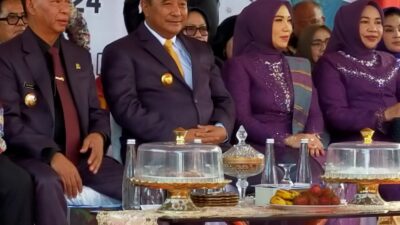 H. Baba Hadiri Ramah Tamah Pelepasan PJ Gubernur Sulawesi Selatan Bahtiar Baharuddin