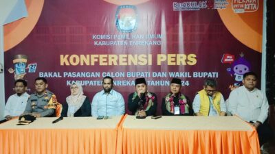 Koalisi Dengan Rakyat, Tagline IDAMAN saat Mendaftar ke KPU Enrekang