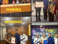 Siap Menang, PAN, PBB, Hanura dan Gerindra Resmi Usung Mitra-Mahmuddin di Pilkada Enrekang