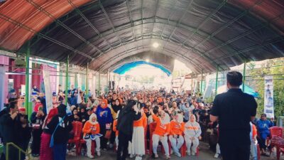 Tumpah, TIM TPS Ramah Macetkan Jalan Poros Baraka
