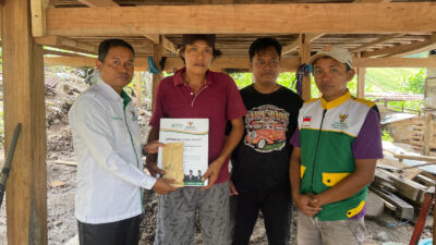 Respon Cepat Baznas, Salurkan Bantuan ke Pemilik Rumah Roboh Diterjang Angin
