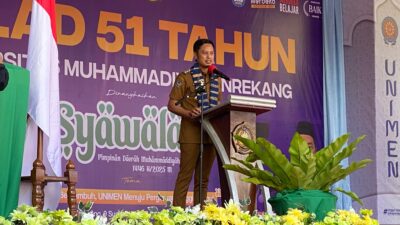 Hadiri Milad-51, Bupati YR Sampaikan Peran UNIMEN Tingkatkan SDM Enrekang