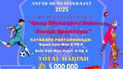 SD/MI Kecamatan Baraka dan Sekitar, Daftar Segera Spensaba Cup II 2025