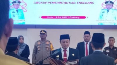 Bupati Enrekang Mutasi Pejabat Eselon II, Perdana Sejak Dilantik