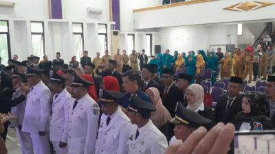 Mutasi Jabatan, Bupati Enrekang Lantik 54 Pejabat dan 8 Camat