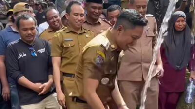 Bupati Enrekang Hadiri Tradisi Mendio Saluran di Dusun Ba’ka