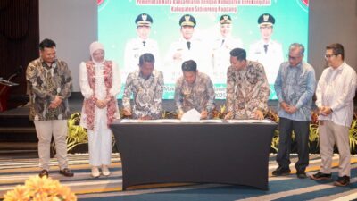 Pemkab Enrekang Teken MoU Kerjasama Pertanian dengan Pemkot Banjarmasin