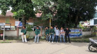 Peduli Korban Banjir Nating, Mahasiswa UNIMEN Galang Dana