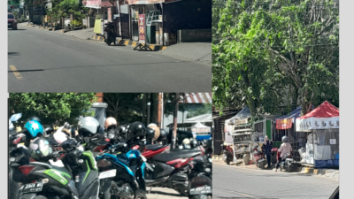 Trotoar Enrekang Dijajah PKL dan Kendaraan, Warga: Hak Pejalan Kaki Terampas, Kota Jadi Kumuh