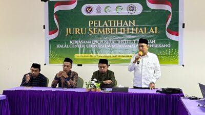Pertama di Enrekang, Halal Center UNIMEN Pelopori Pelatihan Juru Sembelih Halal