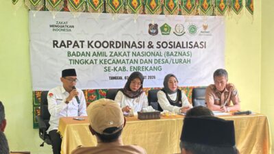 BAZNAS Enrekang Gelar Rapat Koordinasi Optimalisasi Pengelolaan ZIS Enrekang