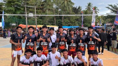 Ukir Prestasi, UNIMEN Juara 1 Volly Ball Putra Halal Bihalal KPM Lekkong